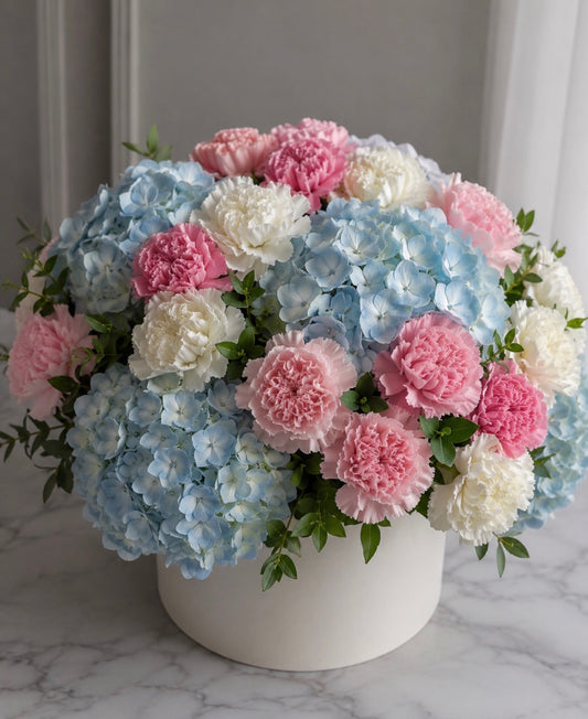Carnation +Hydrangea Bloom