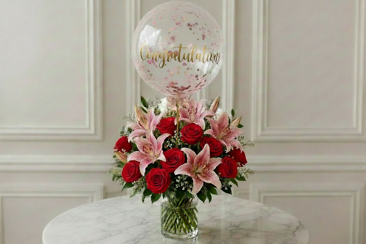 Congratulations - Red Roses Only
