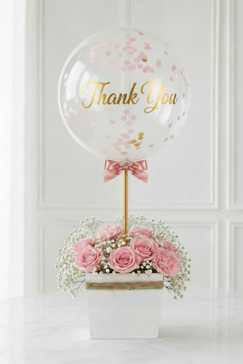 The Bloom Box: Pink Roses + Pink Carnations